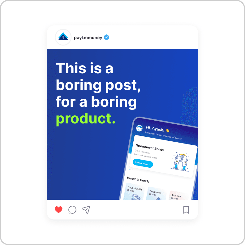 Instagram carousel — first set, slide 1