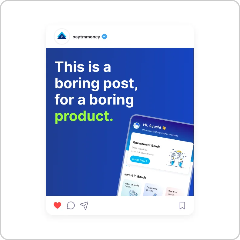 Instagram carousel — first set, slide 1