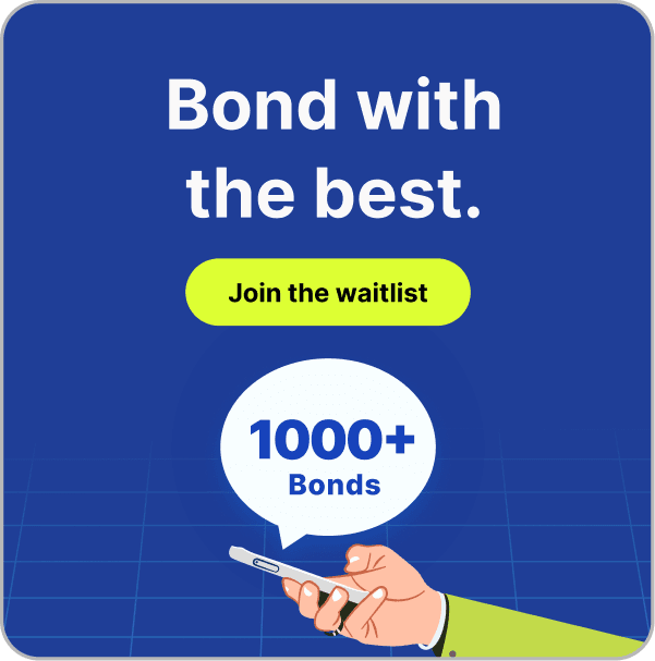 Square banner — Bond with the best, join the waitlist